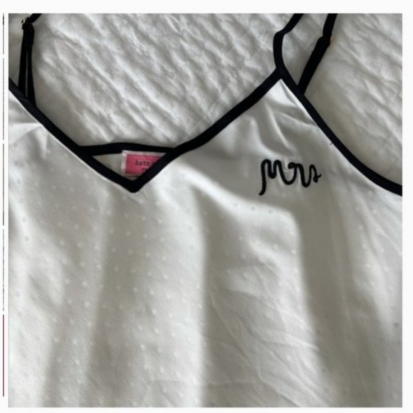 kate spade bridal wedding Mrs Chemise pjs xs - Picture 10 of 12